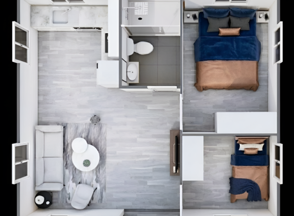 SmartSpace 20FT 2 Bedroom House