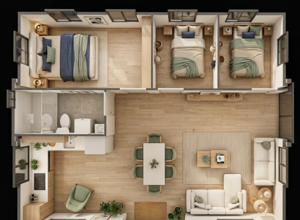 SmartSpace 30FT 3 Bedroom House