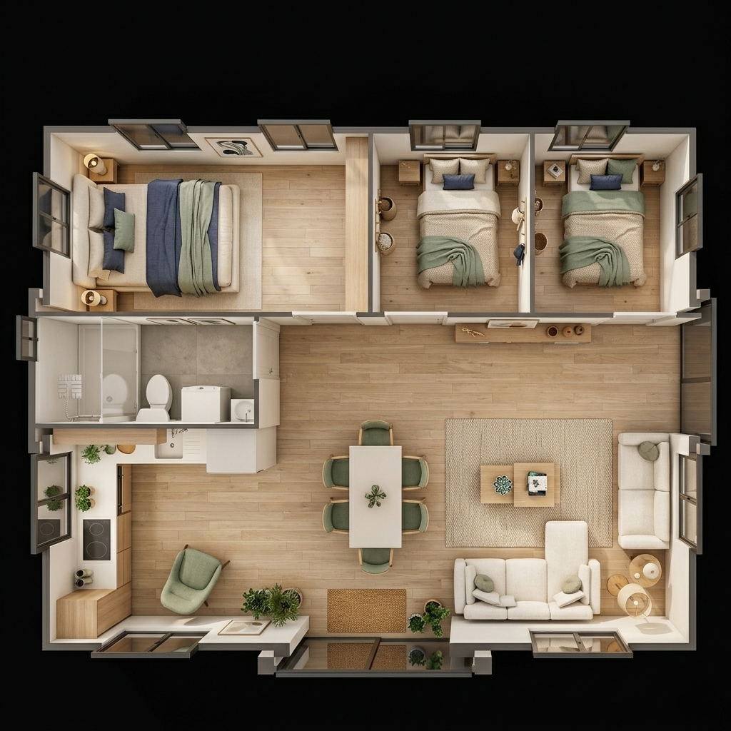 SmartSpace 30FT 3 Bedroom House