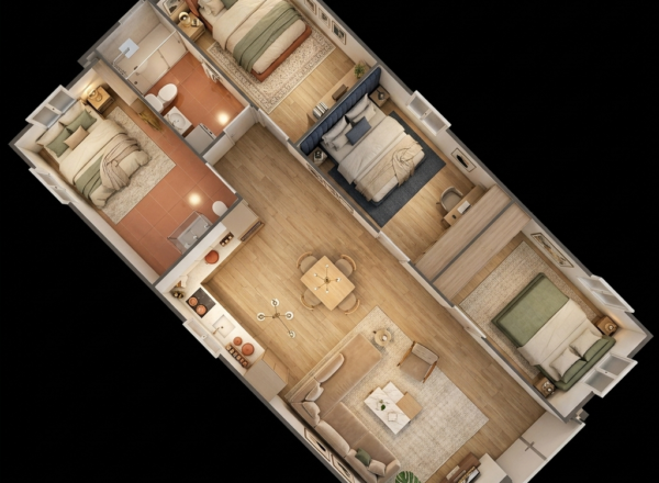 SmartSpace 40FT 4 Bedroom House